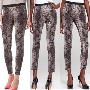 NWOT Rebecca Taylor snake print pants